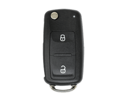 Volkswagen VW Flip Remote Key Shell 2 Button UDS Type