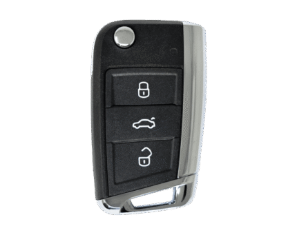 Volkswagen VW Polo Flip Remote Key Shell 3 Buttons HU162 Blade
