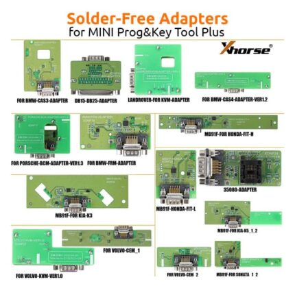 Xhorse Solder-free Adapters Kit Package for Mini Prog & Key Tool Plus