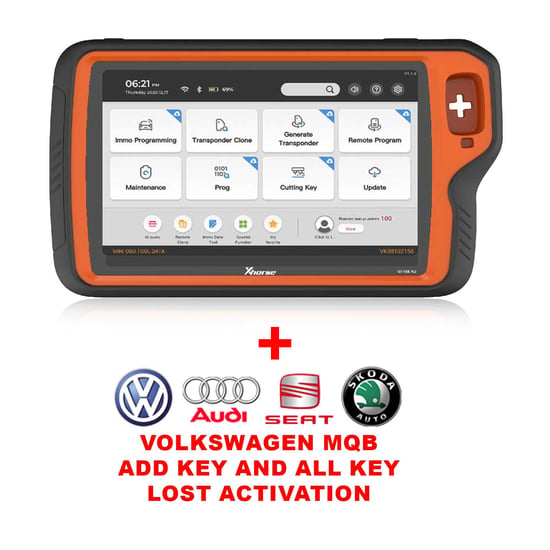 Xhorse VVDI Key Tool Plus Pad Device & Volkswagen MQB Add Key And All Key Lost Activation Xhorse VVDI Key Tool Plus Pad Device & Volkswagen MQB Add Key And All Key Lost Activation