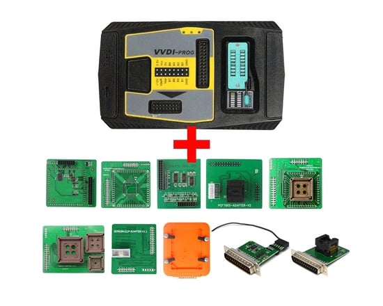 Xhorse VVDI PROG Programmer Tool & Full Adapters Kit 9 Pcs Xhorse VVDI PROG Programmer Tool & Full Adapters Kit 9 Pcs